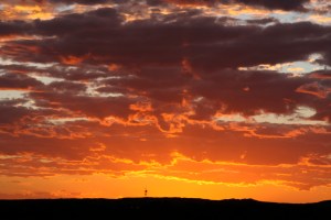 Sunset over Kata Tjuta