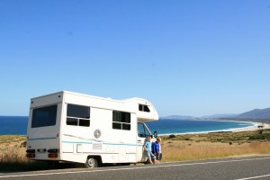 Touring the Freycinet Peninsular by motorhome