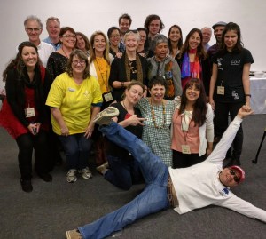 Voices on the Coast 2016: The full line-up for Voices on the Coast 2016:  (Some didn't make the photo but I'll let you work out who was there and who wasn't!) Deborah Abela, Christine Bongers, Janeen Brian, Peter Carnavas, Gary Crew, Shelley Davidow, Gregg Dreise, Kirsty Eagar, Brain Falker, Fleur Ferris, Julie Fison, Serena Geddes, Leigh Hobbs, Dean Jacobs, Andrew King, Sarah Kinsella, Russell Fletcher, Jan Latta, Rebecca Lim, Lynette Noni, James Phelan, Darrell Pitt, Leila Rudge, Katryna Starks, Ellen van Neervan, Nova Weetman, Samantha Wheeler, Philip Wilcox, Lesley Williams, Tammy Williams and Kelly Dunham (Festival Coordinator).